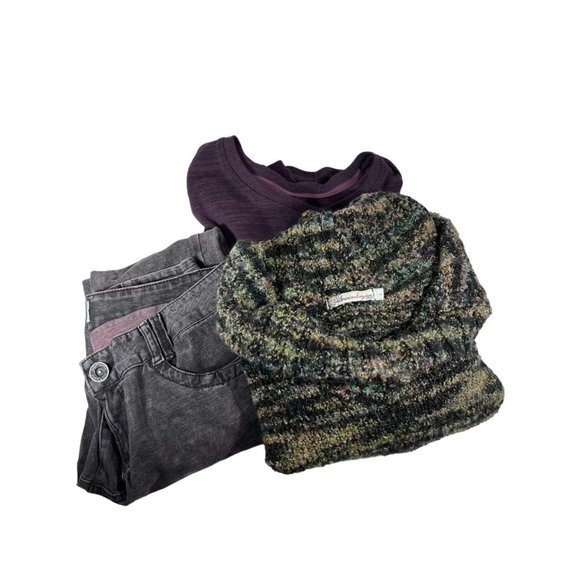 Womens Large Bundle of Outerwear Sweater Jegging Turtle Neck Bundles - Picture 1 of 6